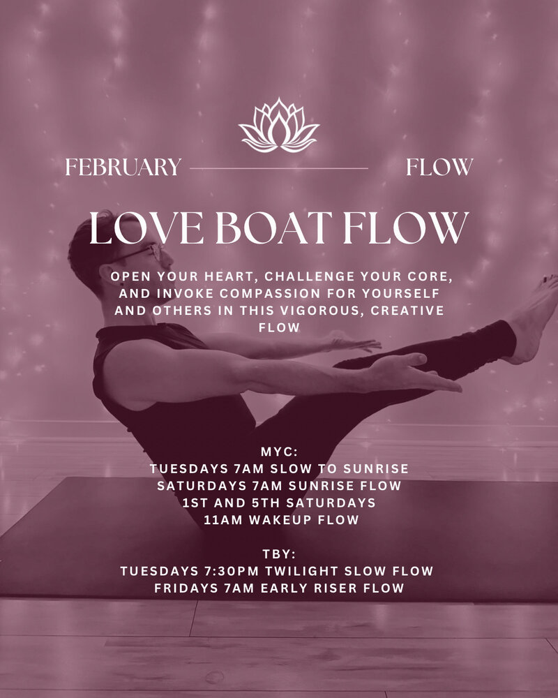 February Flow: Love Boat Flow flyer