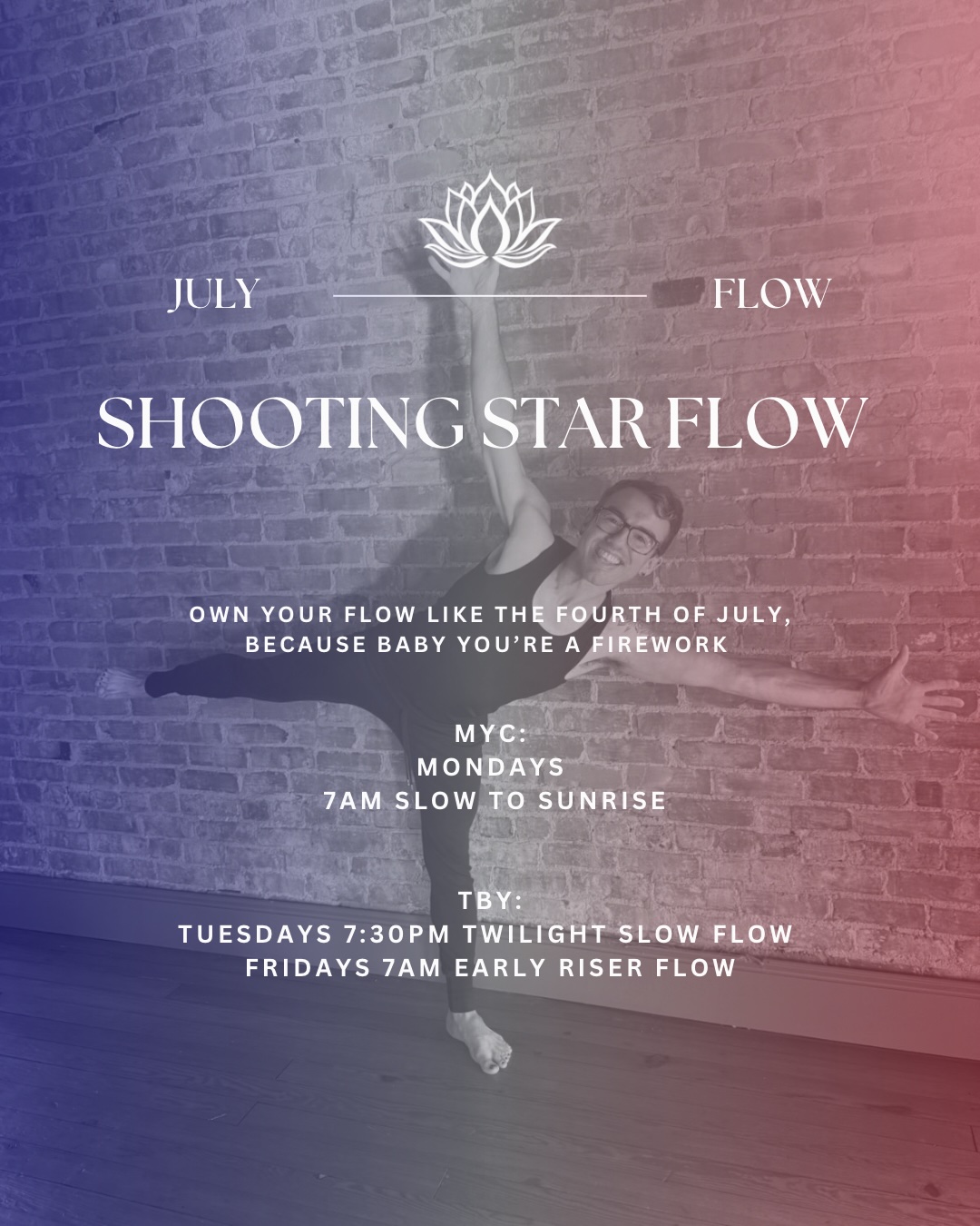 July Flow: Shooting Star Flow flyer