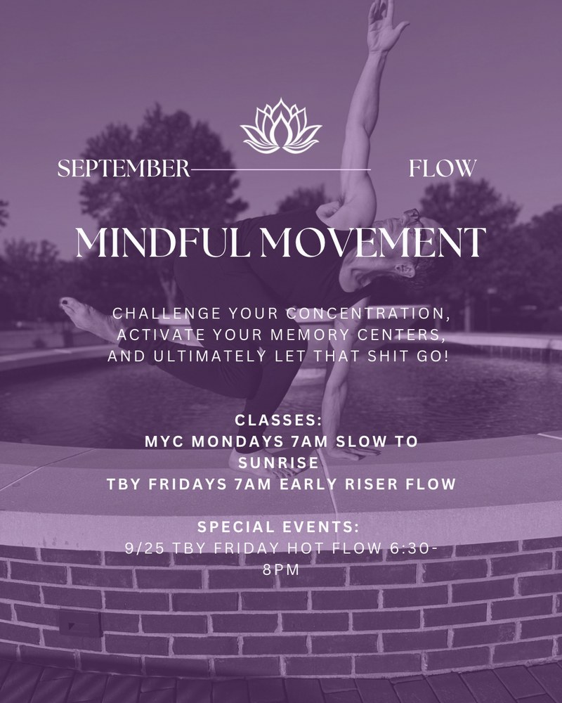September Flow: Mindful Movement flyer